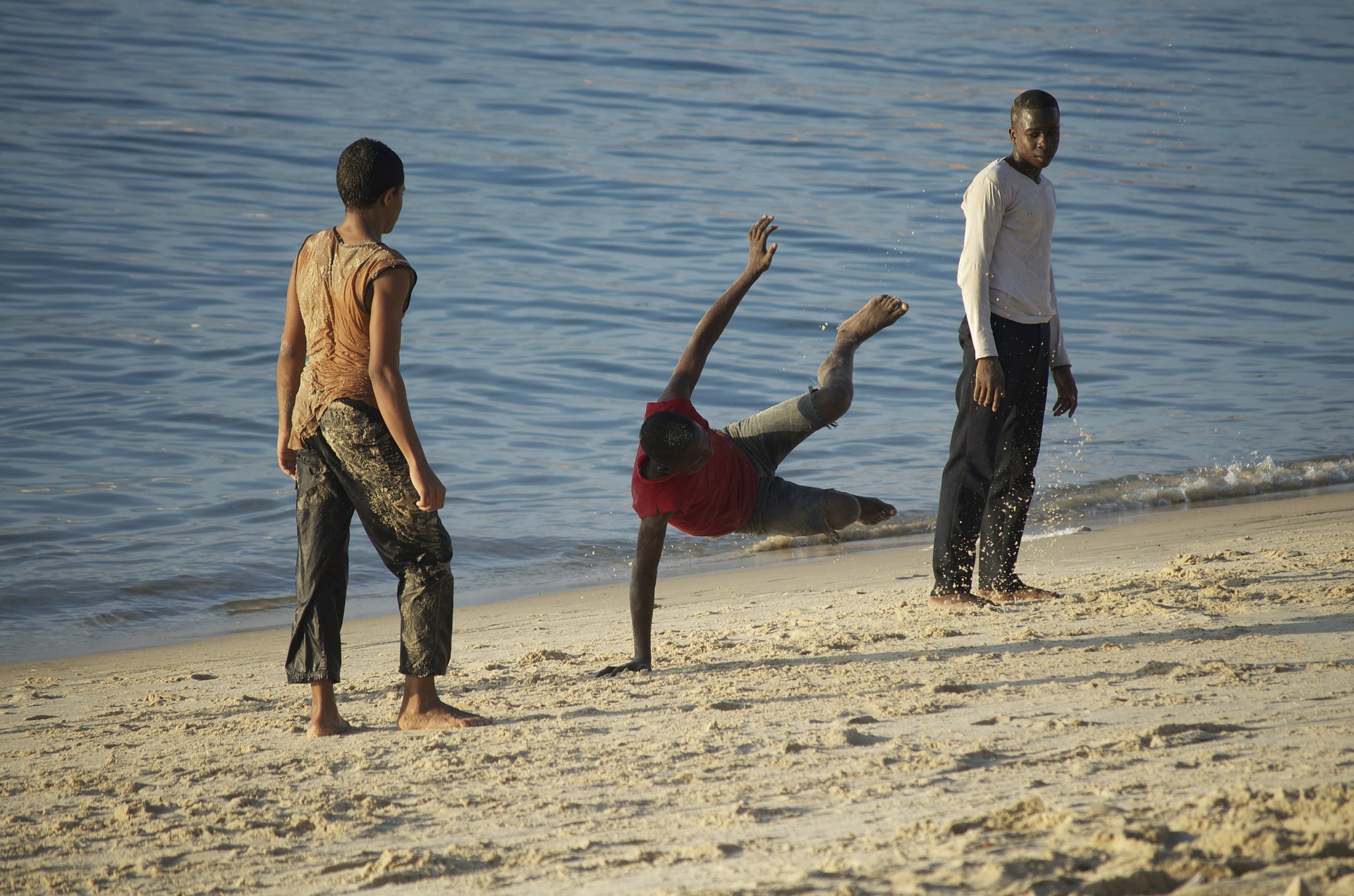 capoeira am strand